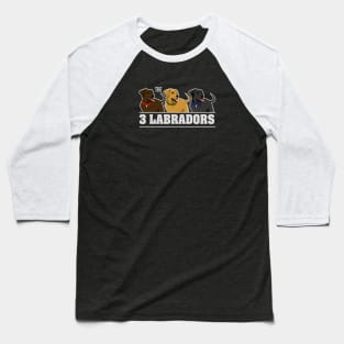 The 3 Labradors Baseball T-Shirt